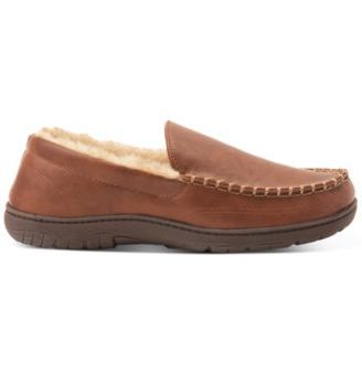 32 DEGREES HEAT Mens Brown Indoor Outdoor Sole Round Toe Slip On Loafers Shoes Online now