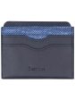 BESPOKE Men s Navy Color Block Card Holder Sale