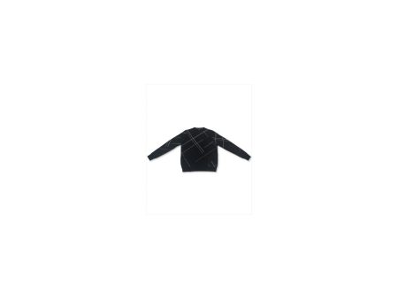 ALFANI Mens Black Crew Neck Pullover Sweater Supply