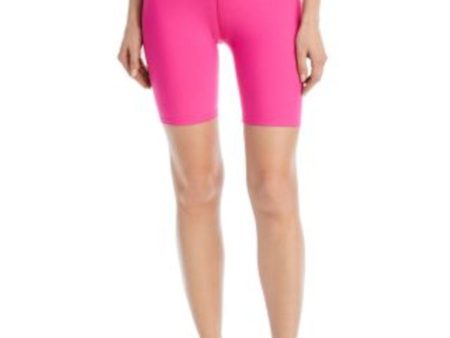 AQUA ATHLETIC Womens Cut Out Color Block Active Wear Bike Shorts Shorts Fashion