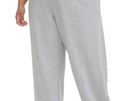 CALVIN KLEIN PERFORMANCE Womens Gray Pocketed Wide Leg Pull-on Sweatpants Heather High Waist Pants Fashion