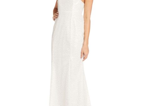 AIDAN AIDAN MATTOX Womens Sequined Spaghetti Strap Square Neck Full-Length Evening Gown Dress Supply