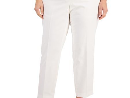 ANNE KLEIN Womens Zippered Wear To Work Straight leg Pants Hot on Sale