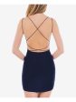 B DARLIN Womens Stretch Spaghetti Strap V Neck Short Party Body Con Dress For Cheap