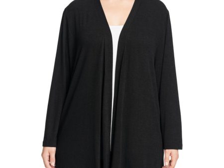 NALLY & MILLIE Womens Long Sleeve Open Front Wear To Work Top For Cheap