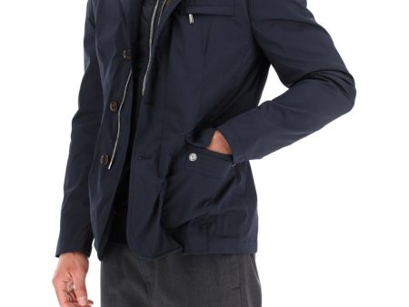 MOORER VERONA Mens Navy Coat Fashion