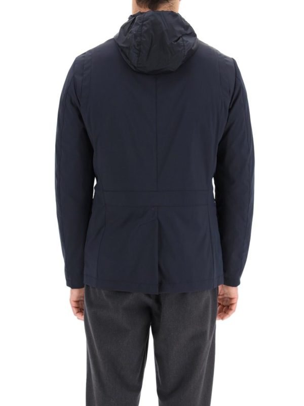 MOORER VERONA Mens Navy Coat Fashion