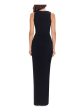 BETSY & ADAM Womens Zippered Sleeveless V Neck Full-Length Formal Gown Dress Hot on Sale