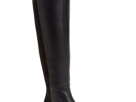 ALFANI Womens Black Goring Ludlowe Round Toe Block Heel Zip-Up Riding Boot M Supply