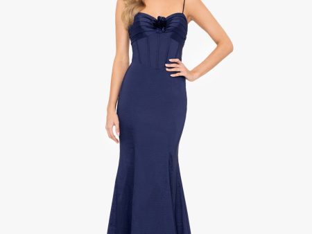 BLONDIE NITES Womens Zippered Spaghetti Strap Sweetheart Neckline Full-Length Formal Gown Dress For Discount