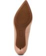 ALFANI Womens Beige Padded Jeules Pointed Toe Stiletto Slip On Leather Pumps Shoes W on Sale