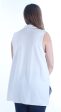 ALFANI Womens Tie Neck Sleeveless V Neck Blouse Online now