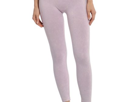 BAGATELLE Womens Stretch Ribbed Active Wear High Waist Leggings on Sale