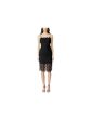 BARDOT Womens Lace Spaghetti Strap Square Neck Knee Length Party Sheath Dress Sale