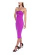 B DARLIN Womens Cut Out Sleeveless Halter Midi Party Sheath Dress Online