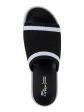 AQUA COLLEGE Womens Black Waterproof Katalina Round Toe Slide Sandals Shoes M Online Hot Sale