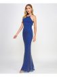 B DARLIN Womens Embellished Sleeveless Halter Full-Length Formal Gown Dress Online Sale