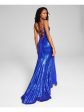 B DARLIN Womens Sequined Spaghetti Strap Sweetheart Neckline Full-Length Formal Gown Dress Supply