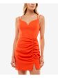 B DARLIN Womens Zippered Sleeveless Sweetheart Neckline Short Party Body Con Dress Supply