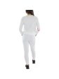 AVA & ESME White Drawstring Graphic Long Sleeve Crew Neck Lounge Sweatsuit Fashion