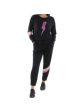 AVA & ESME Black Drawstring Graphic Long Sleeve Crew Neck Lounge Sweatsuit on Sale