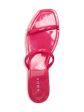 AQUA Womens Pink Comfort Rosa Bella Square Toe Slip On Jelly B Online Hot Sale