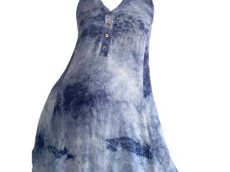 vestido corto   azul 8 For Discount