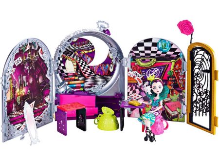 ever after high   set de la reina raven en el pais de las maravillas Online